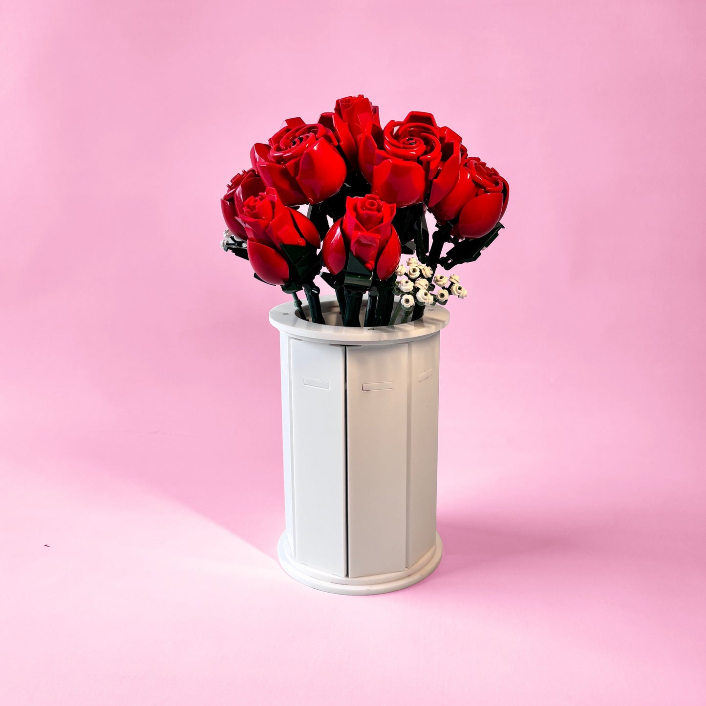 Stor akrylvase - hvid til LEGO® Botanical - Serien