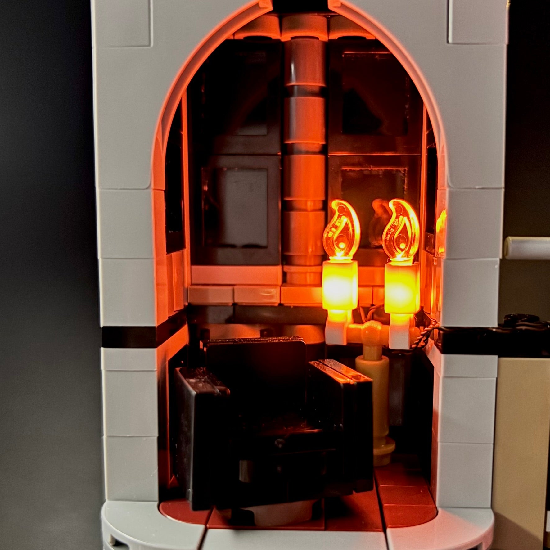 Lyskit til LEGO® Malfoy Manor™ 76453 med farverige LED-lys og USB-tilslutning