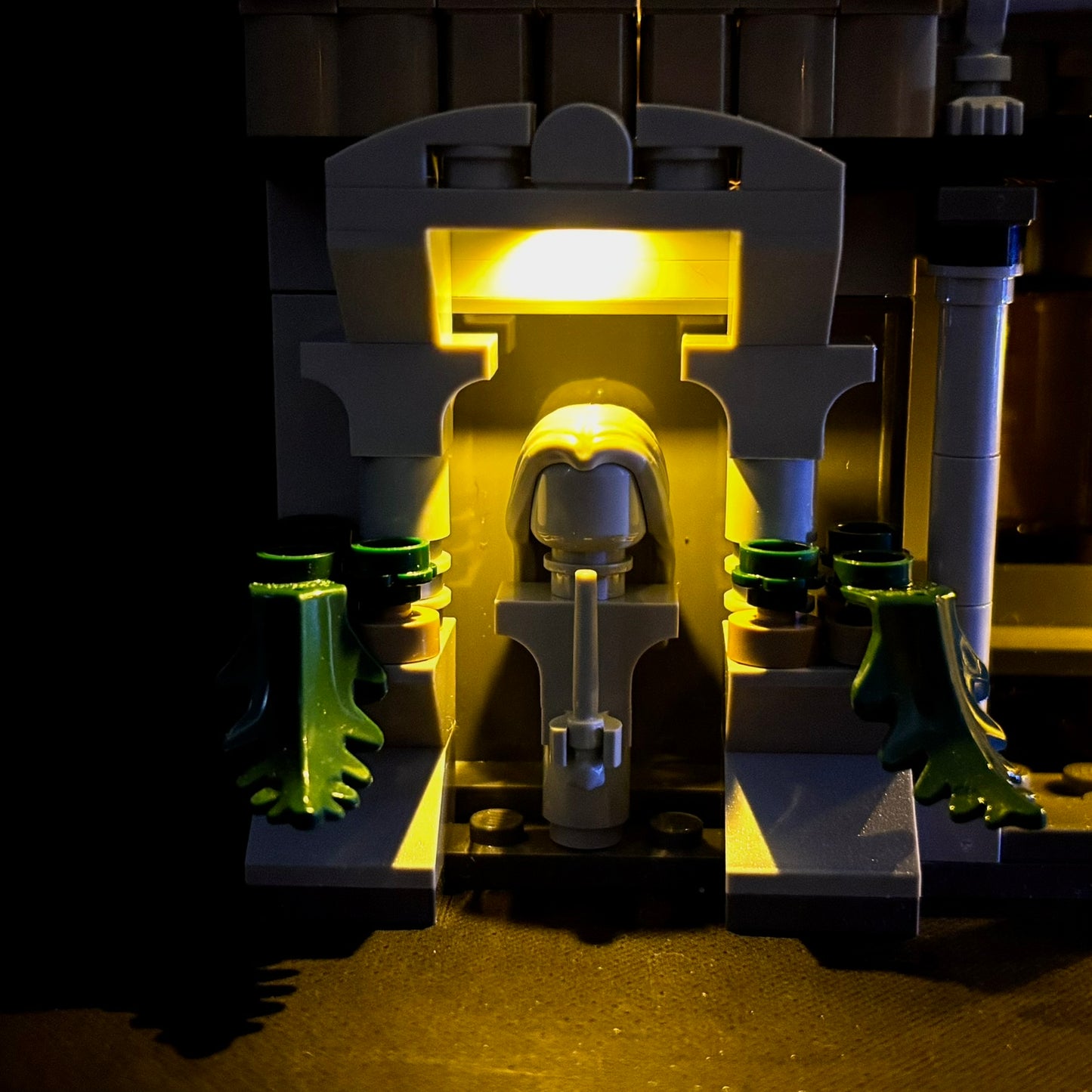 Lyskit til LEGO® Malfoy Manor™ 76453 med farverige LED-lys og USB-tilslutning