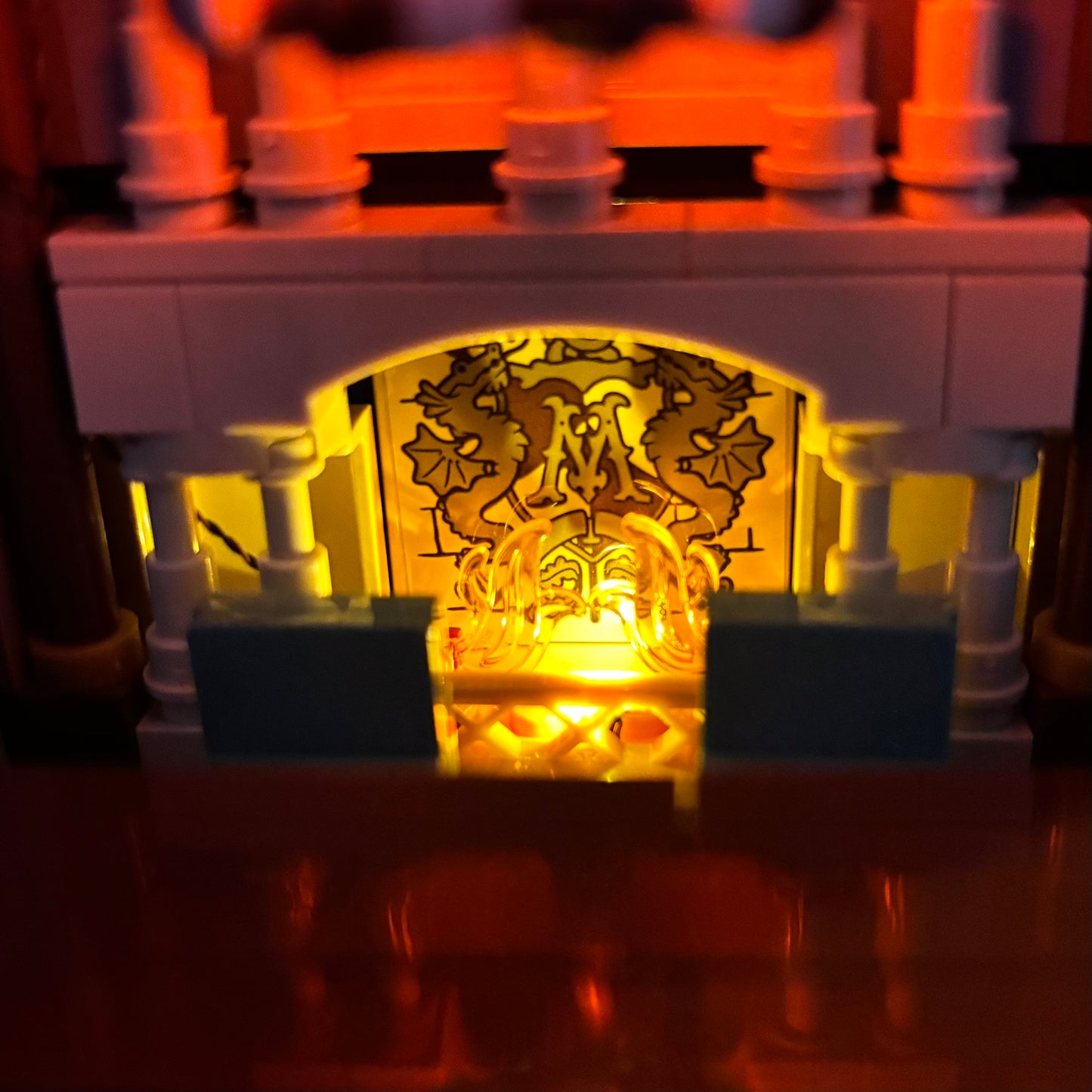 Lyskit til LEGO® Malfoy Manor™ 76453 med farverige LED-lys og USB-tilslutning