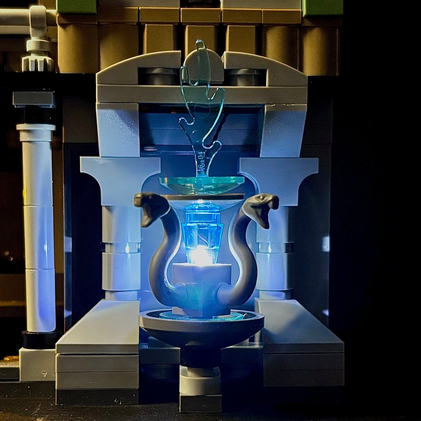 Lyskit til LEGO® Malfoy Manor™ 76453 med farverige LED-lys og USB-tilslutning