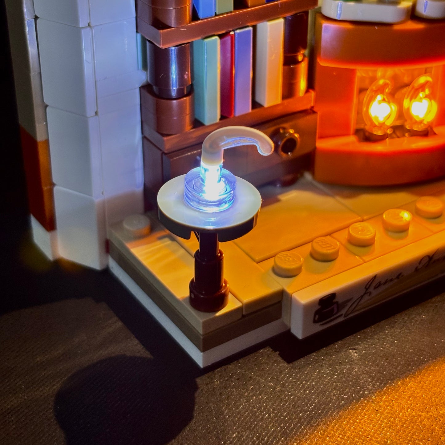 Lyskit til LEGO® 40766 Tribute to Jane Austen’s Books – komplet oplyst diorama