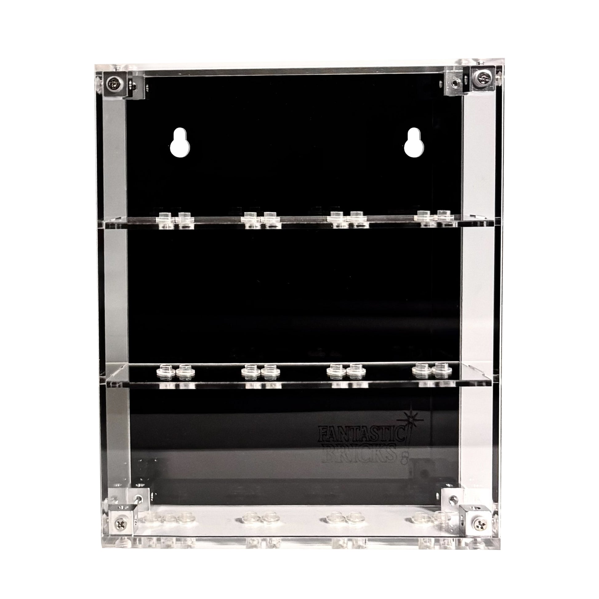 Væghængt akryl-kasse til 12 LEGO® Minifigurer™ – støvfri opbevaring samt  elegant, praktisk og pladsbesparende udstilling til samlere.