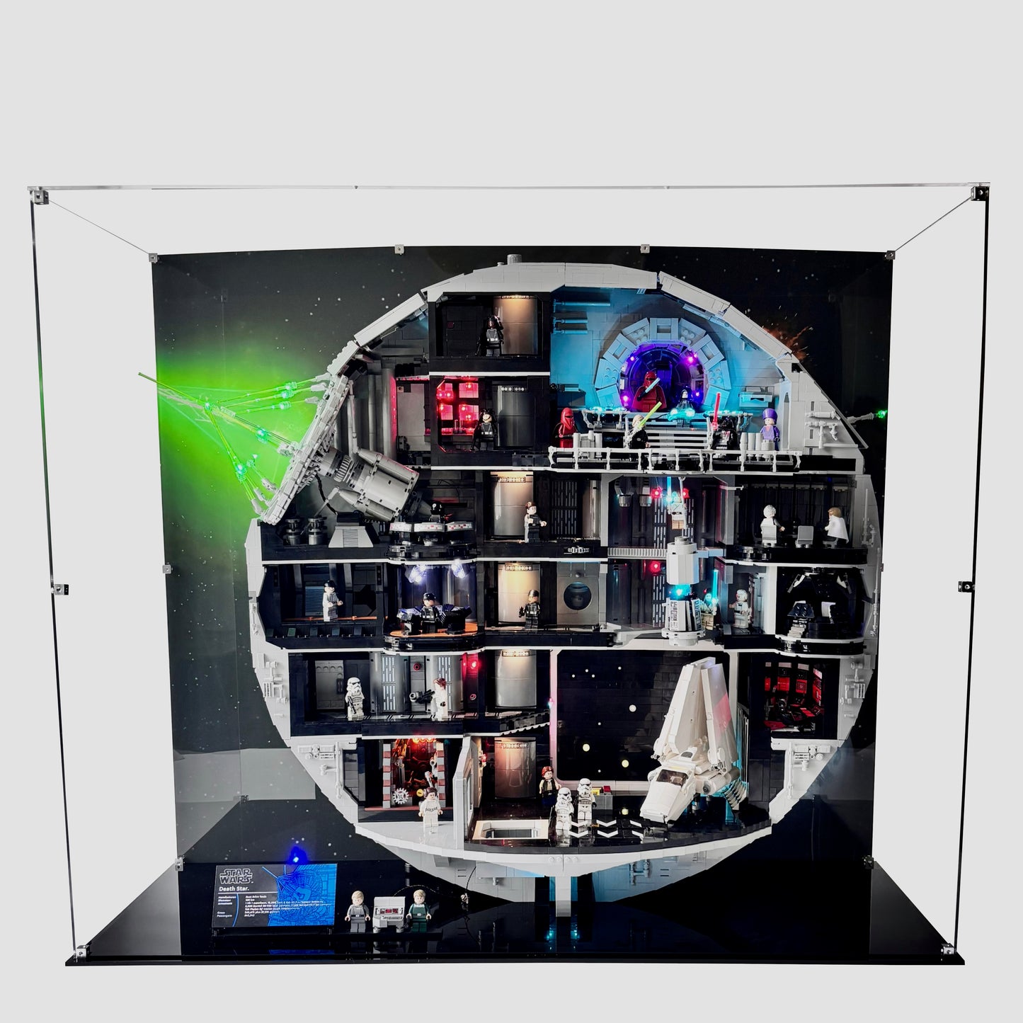 Display case til LEGO® Star Wars™ UCS Death Star™ (75419). 