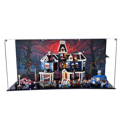 Display case til LEGO® Stranger Things™ The Creel House™ (11370). 