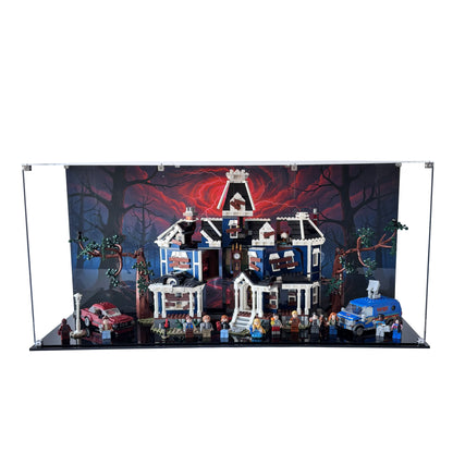Display case til LEGO® Stranger Things™ The Creel House™ (11370). 