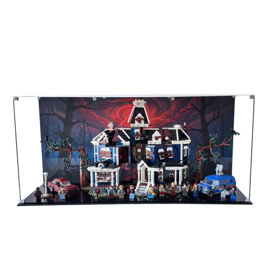 Display case til LEGO® Stranger Things™ The Creel House™ (11370). 