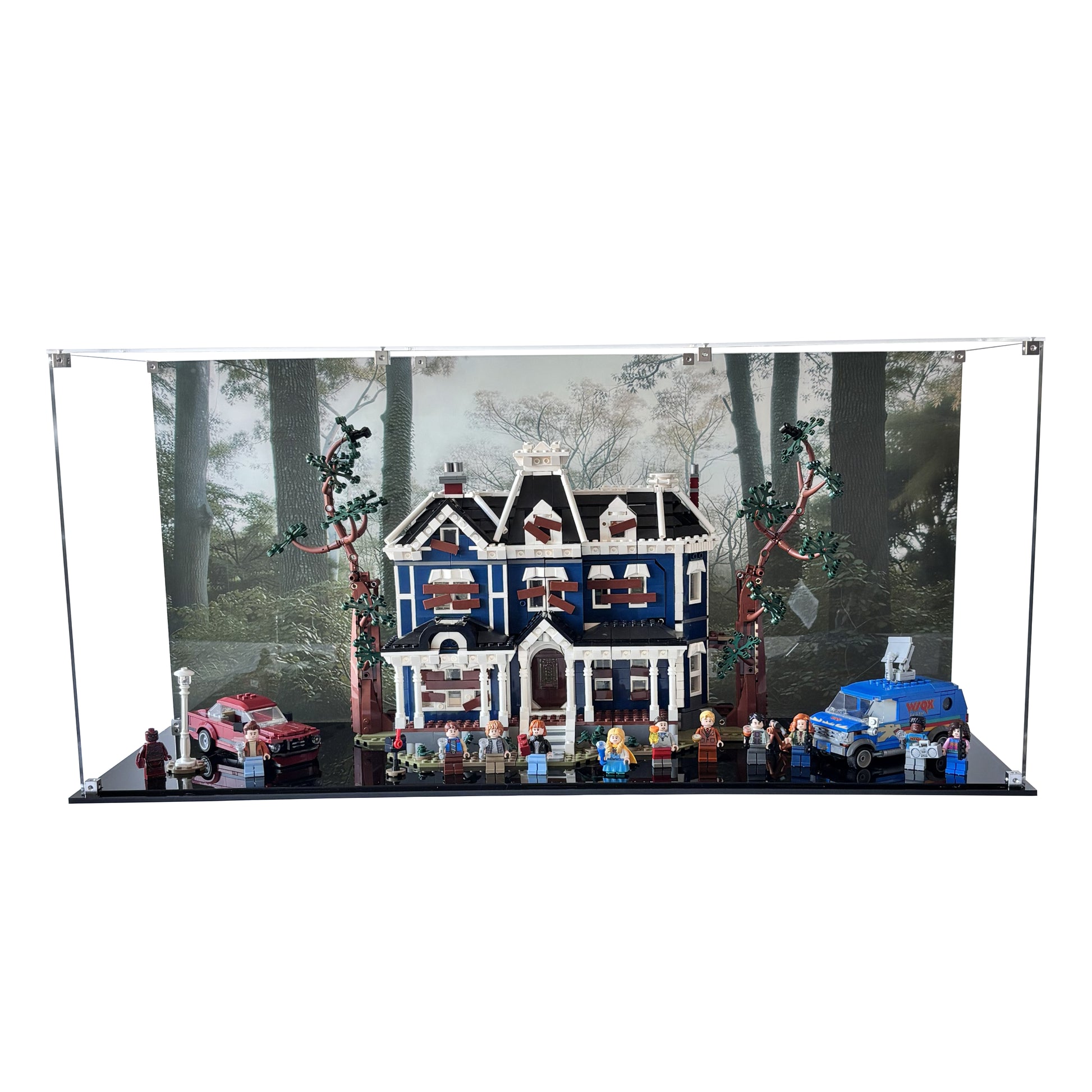 Display case til LEGO® Stranger Things™ The Creel House™ (11370). 