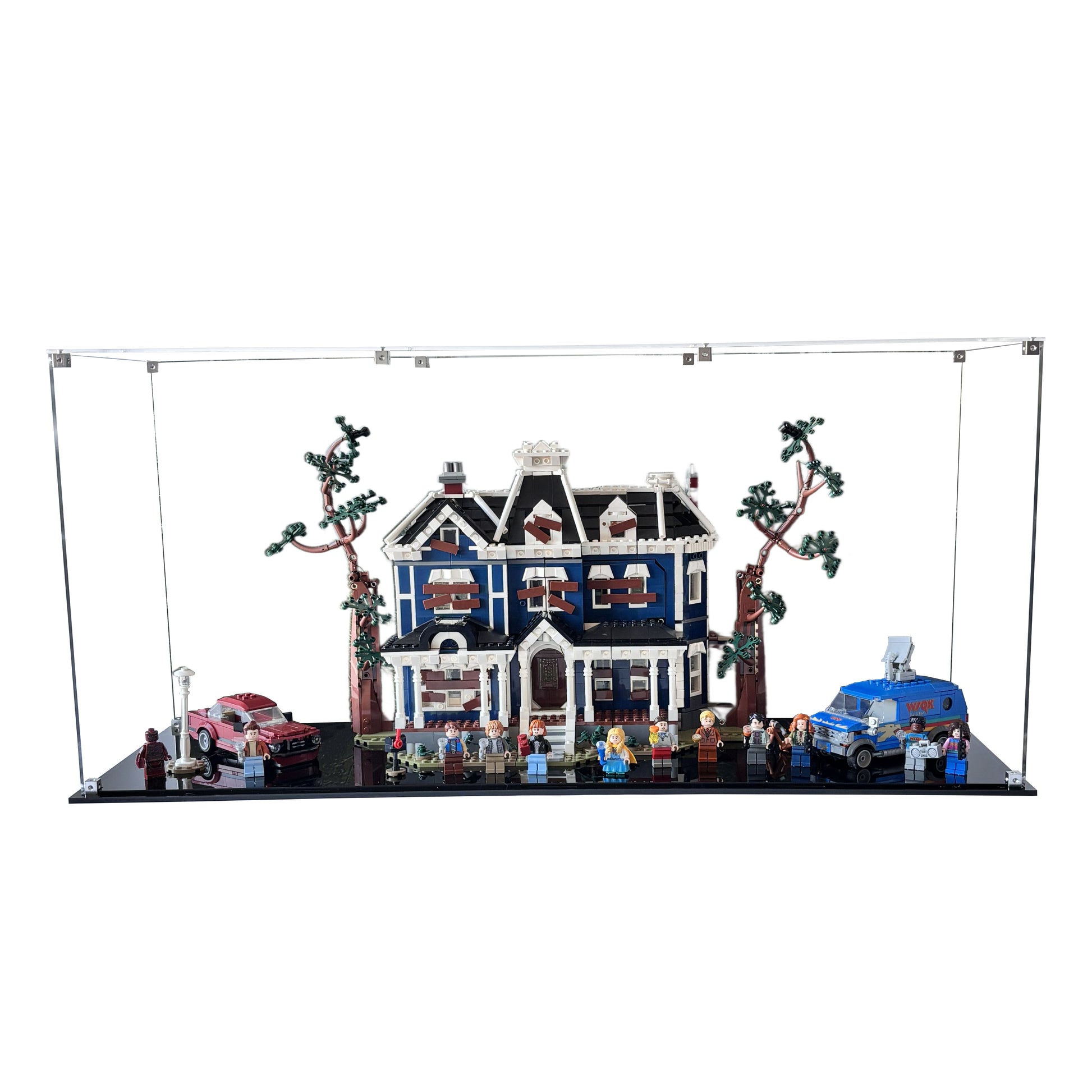 Display case til LEGO® Stranger Things™ The Creel House™ (11370). 
