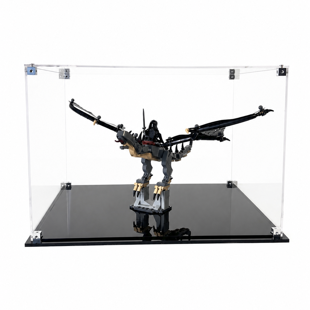 Akrylkasse til LEGO® Ringenes Herre™ Fell Beast™ (40693) – støvfri beskyttelse og elegant udstilling