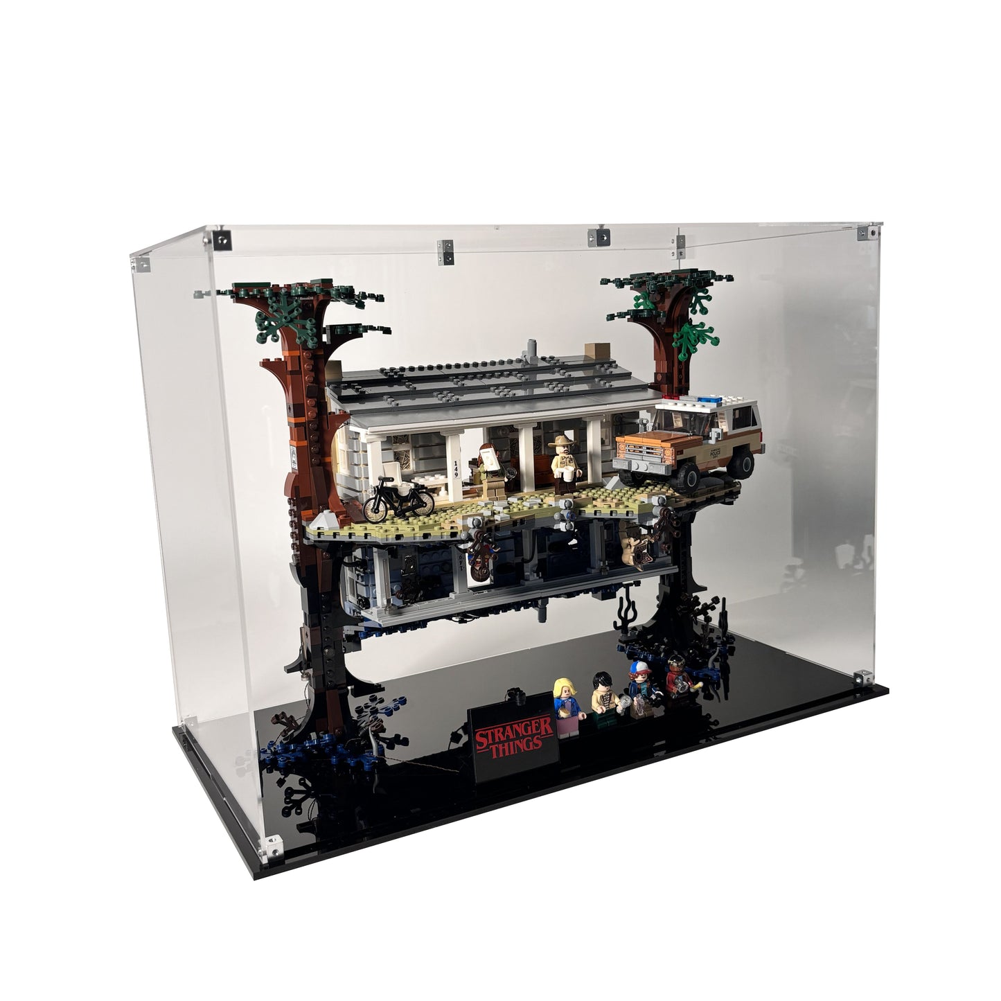Display case til LEGO® Stranger Things™ Upside Down™ (75810). 