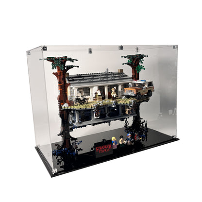 Display case til LEGO® Stranger Things™ Upside Down™ (75810). 