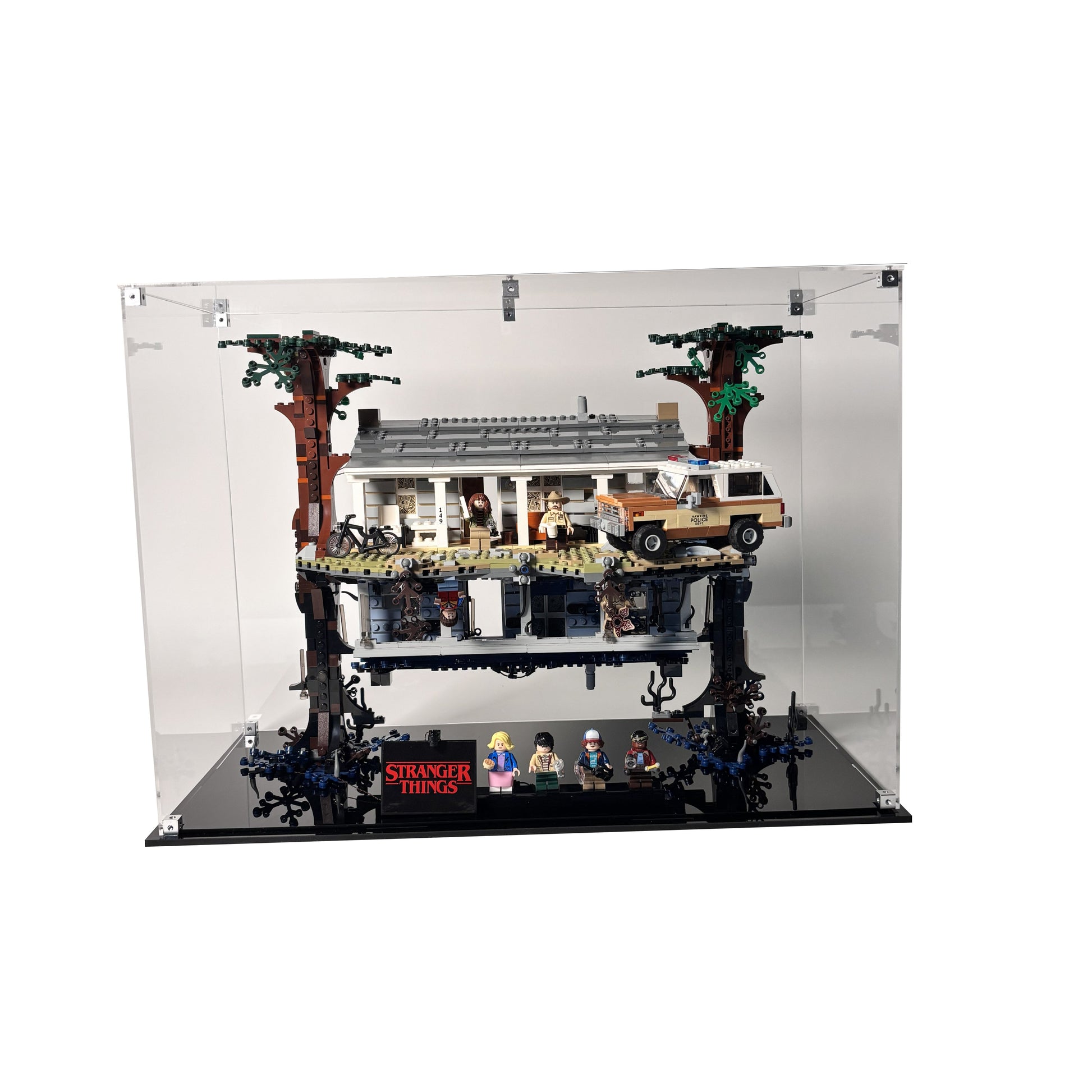 Display case til LEGO® Stranger Things™ Upside Down™ (75810). 