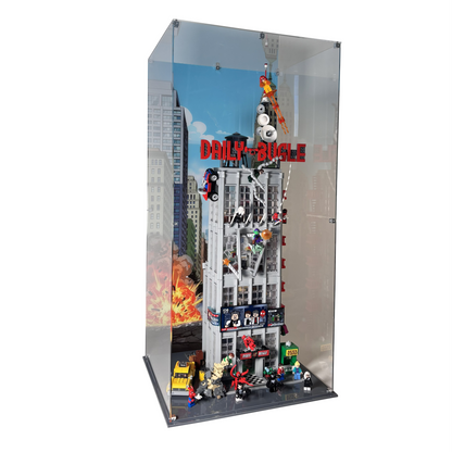 Display case til LEGO® Marvel™ Daily Bugle™ (76178). 