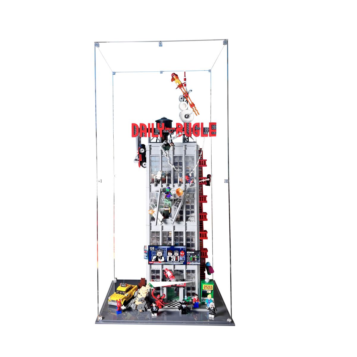 Display case til LEGO® Marvel™ Daily Bugle™ (76178). 