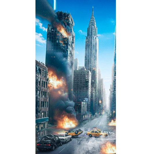 Display case til LEGO® Marvel™ Avengers Tower™ (76239). 