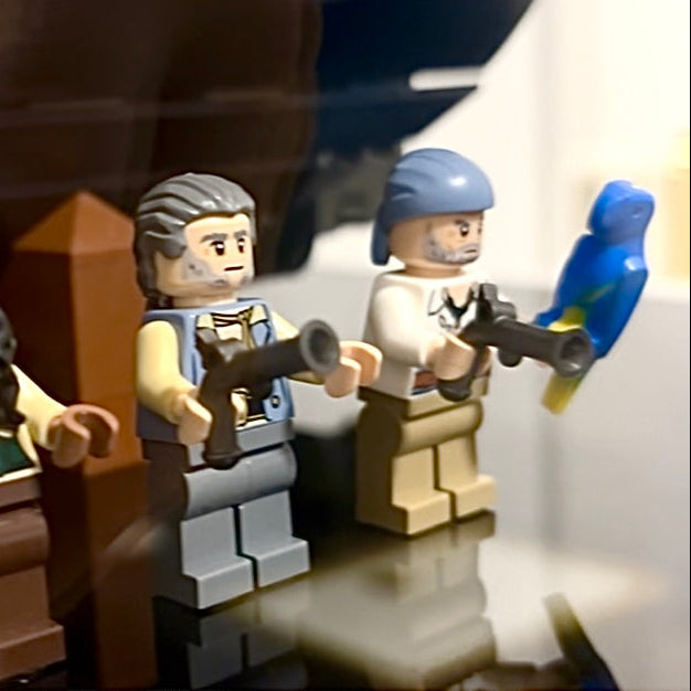 Display case til Captain Jacks Pirate Ship-10365. Støvsikker og reducerer UV strålingen. 