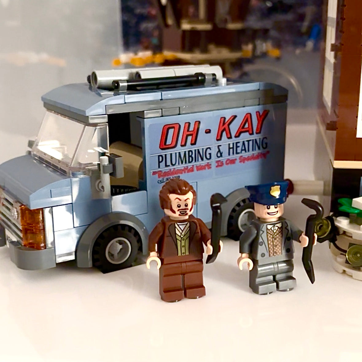 Akrylkasse til Home Alone 21330. Skab julemagi i beskyttede omgivelser