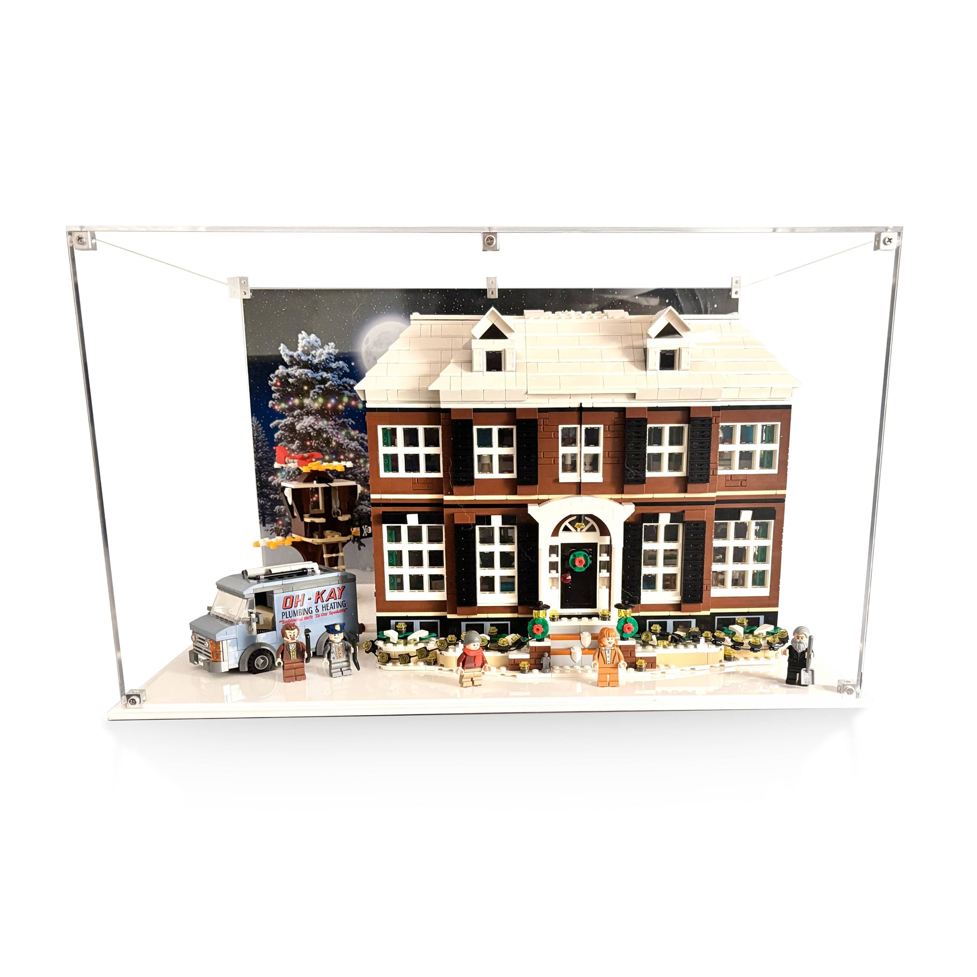 Akrylkasse til Home Alone 21330. Skab julemagi i beskyttede omgivelser