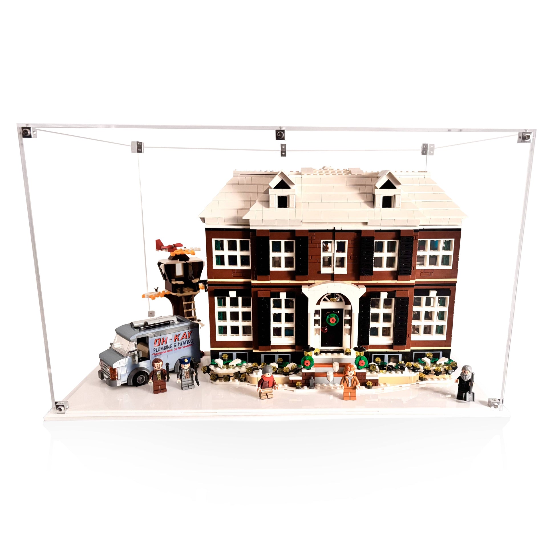 Akrylkasse til Home Alone 21330. Skab julemagi i beskyttede omgivelser