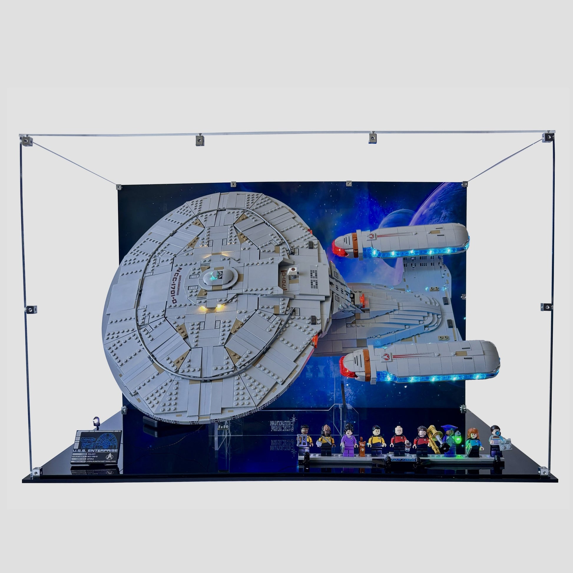 Display case til LEGO® Star Trek™ U.S.S. Enterprise NCC-1701-D™