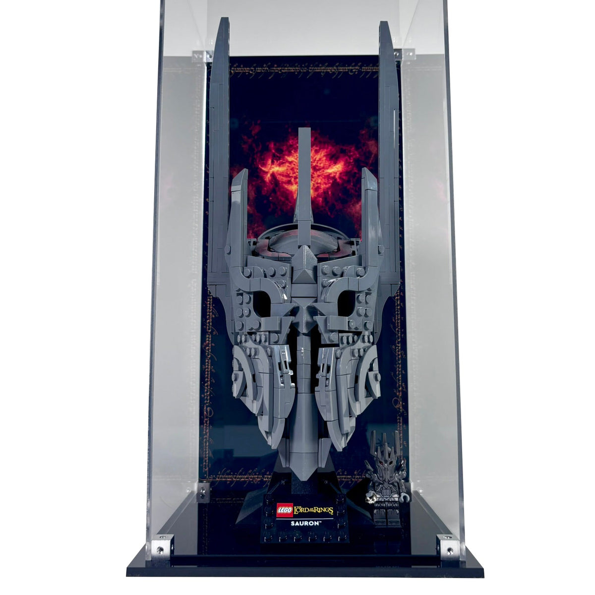 Akrylkasse til LEGO® The Lord of the Rings Sauron's Helmet™ 11373