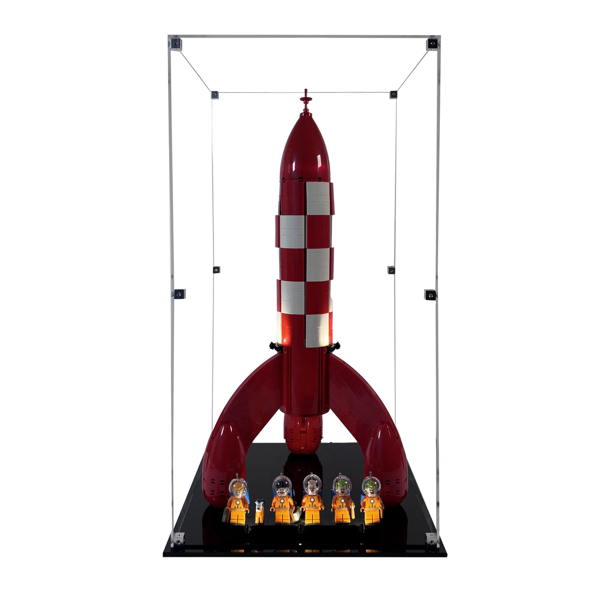 Akrylkasse til LEGO® Tintin® Moon Rocket 21367