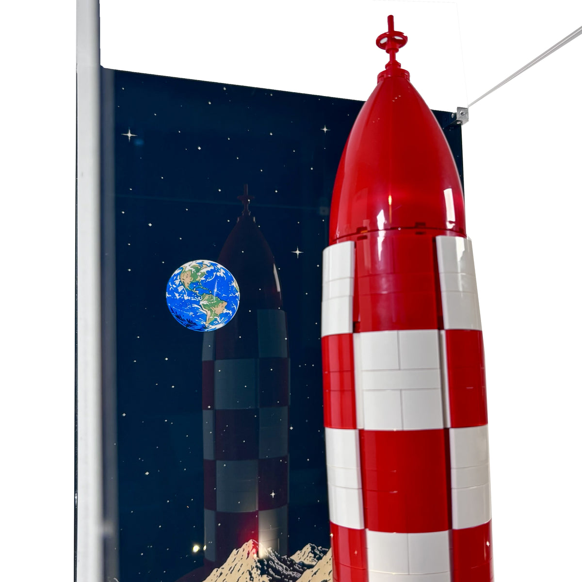Akrylkasse til LEGO® Tintin® Moon Rocket 21367