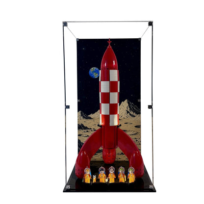 Akrylkasse til LEGO® Tintin® Moon Rocket 21367