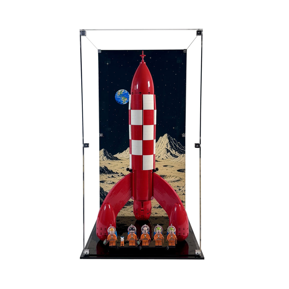Akrylkasse til LEGO® Tintin® Moon Rocket 21367