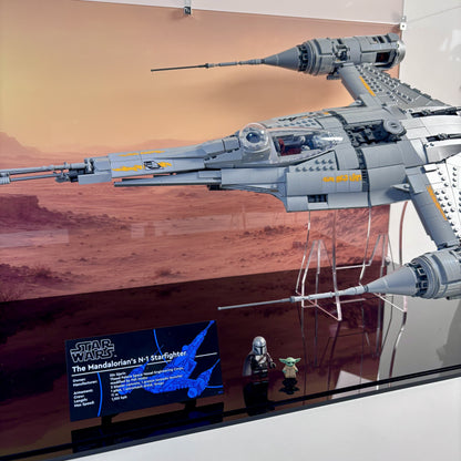 Akrylkasse til LEGO® Mandalorian N-1 Starfighter™ 75442