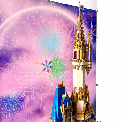 Display case til LEGO® Disney™ Disney Castle™ (43222). 