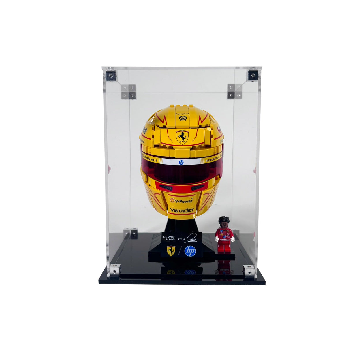 Akrylkasse til LEGO® F1® hjelm