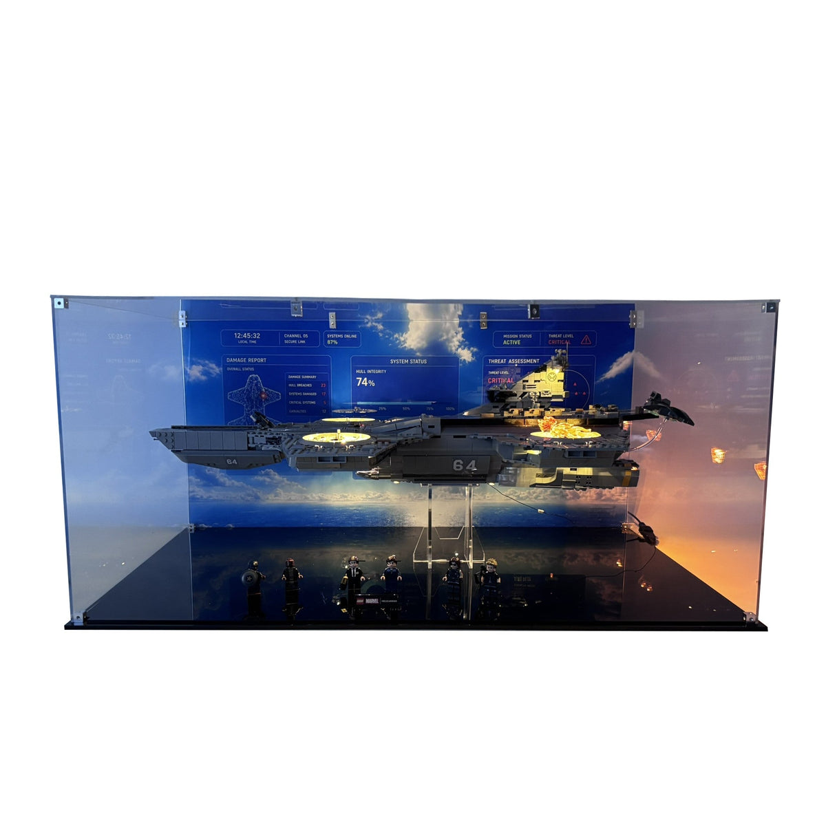 Akrylkasse til LEGO® 76354 MARVEL S.H.I.E.L.D. Helicarrier 