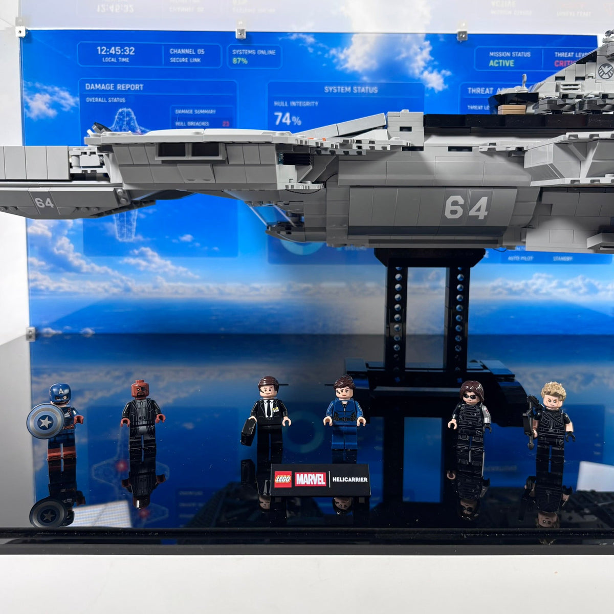 Akrylkasse til LEGO® 76354 MARVEL S.H.I.E.L.D. Helicarrier 