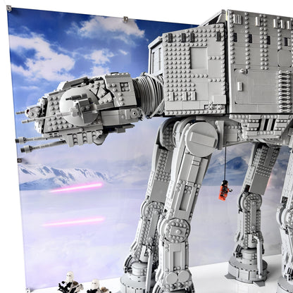 Display case til LEGO® Star Wars™ AT AT™ (75313). 