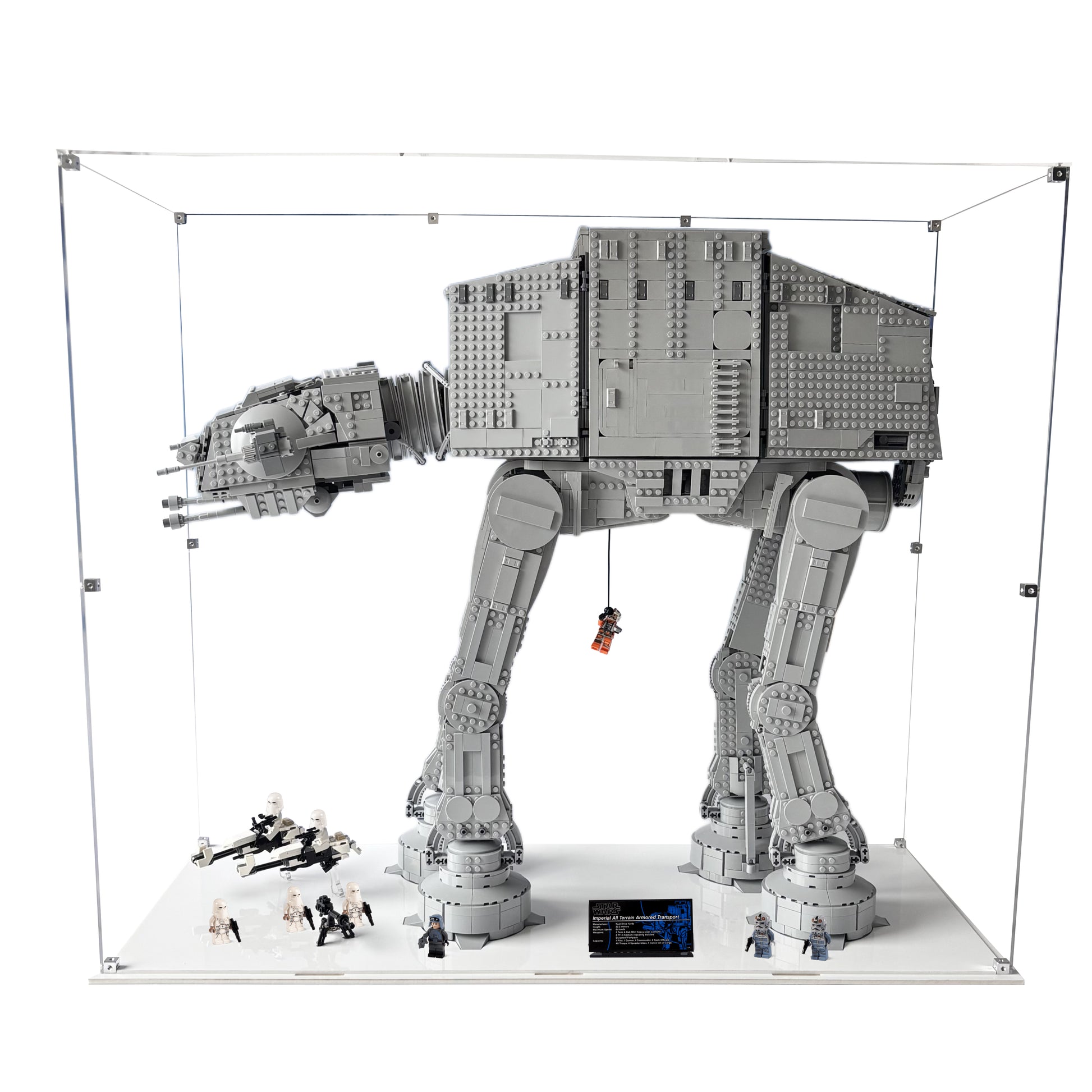 Display case til LEGO® Star Wars™ AT AT™ (75313). 