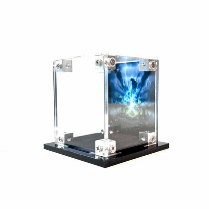 Display case til Warhammer® miniaturer. Støvtæt, UV reduktion og blød fløjlsbund der giver stabilitet og sikkerhed.