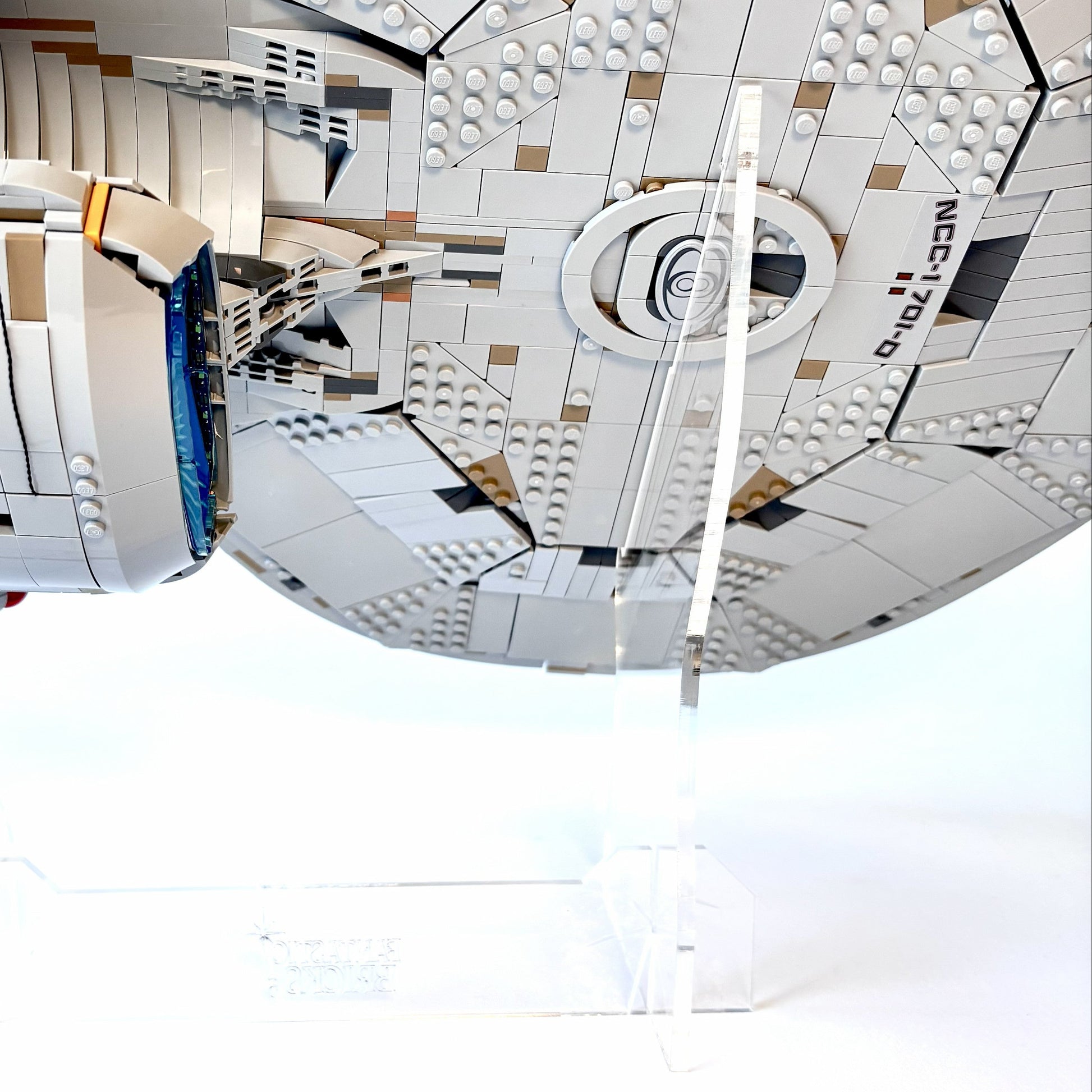 Display stand for LEGO 10356 Star Trek U.S.S Enterprise 