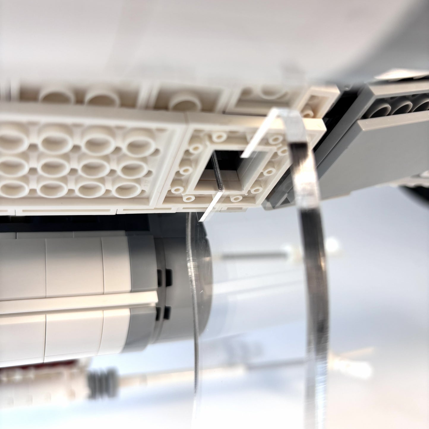 Display stand for LEGO® Star Wars™ X-Wing Starfighter™ (75355). 