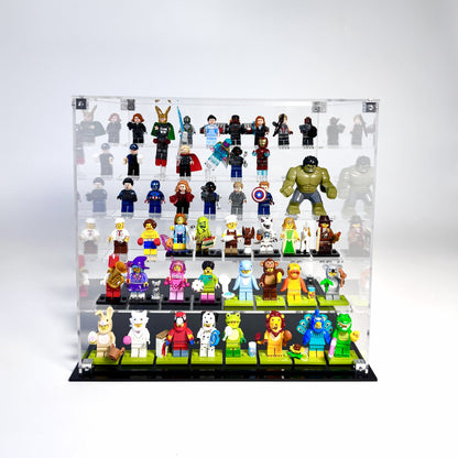 Display case til LEGO® Minifigurer - podie design. Fra kaos til kontrol