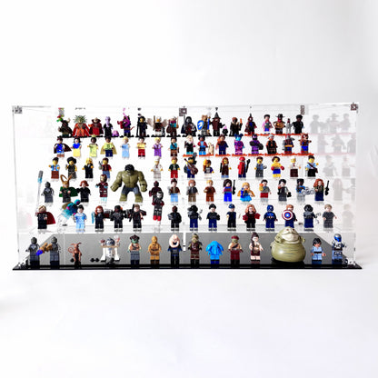 Display case til LEGO® Minifigurer - podie design. Fra kaos til kontrol