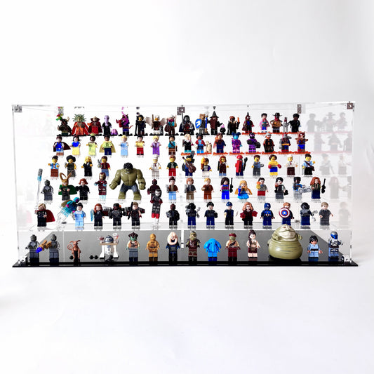 Display case til LEGO® Minifigurer - podie design. Fra kaos til kontrol