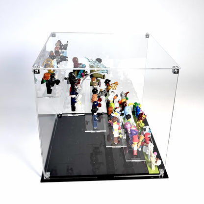 Display case til LEGO® Minifigurer - podie design. Fra kaos til kontrol