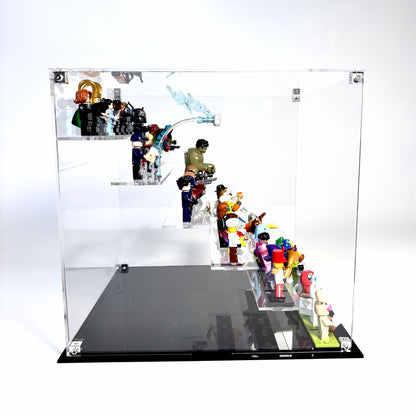 Display case til LEGO® Minifigurer - podie design. Fra kaos til kontrol