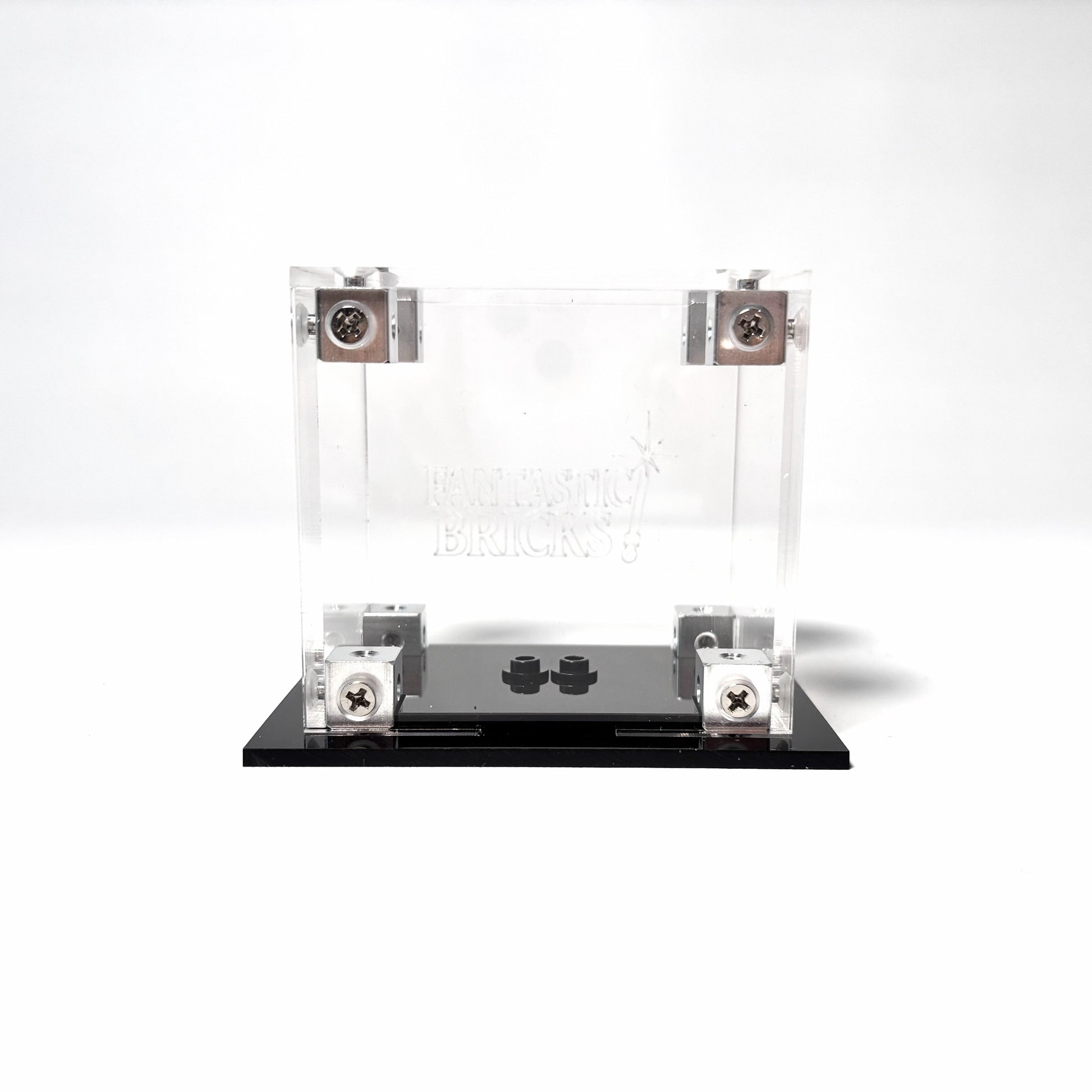 Krystalklar akryl-kasse til 1 LEGO® Minifigur™ – støvfri opbevaring og elegant udstilling til samlere