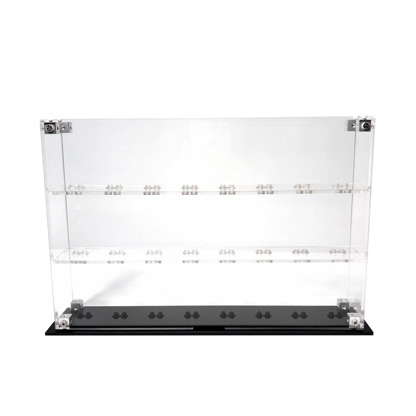 Krystalklar akryl-kasse til 24 LEGO® Minifigurer™ – støvfri opbevaring og elegant udstilling til samlere