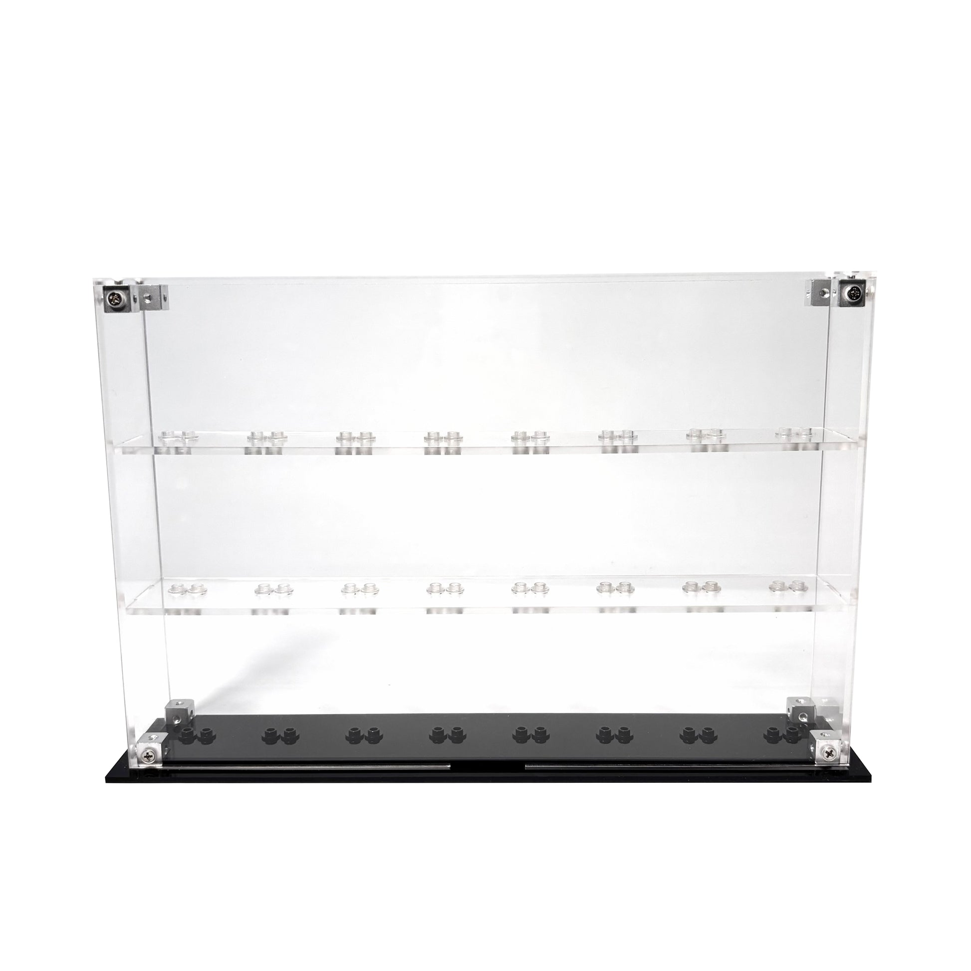Krystalklar akryl-kasse til 24 LEGO® Minifigurer™ – støvfri opbevaring og elegant udstilling til samlere