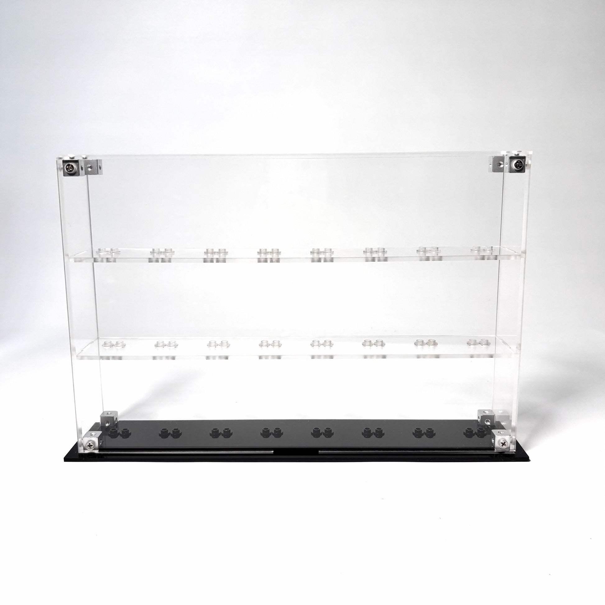 Krystalklar akryl-kasse til 24 LEGO® Minifigurer™ – støvfri opbevaring og elegant udstilling til samlere