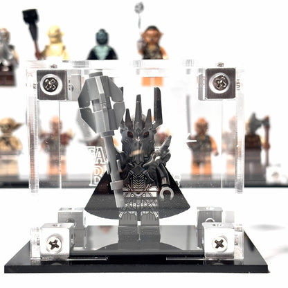 Krystalklar akryl-kasse til LEGO® Minifigurer™ – støvfri opbevaring og elegant udstilling til samlere